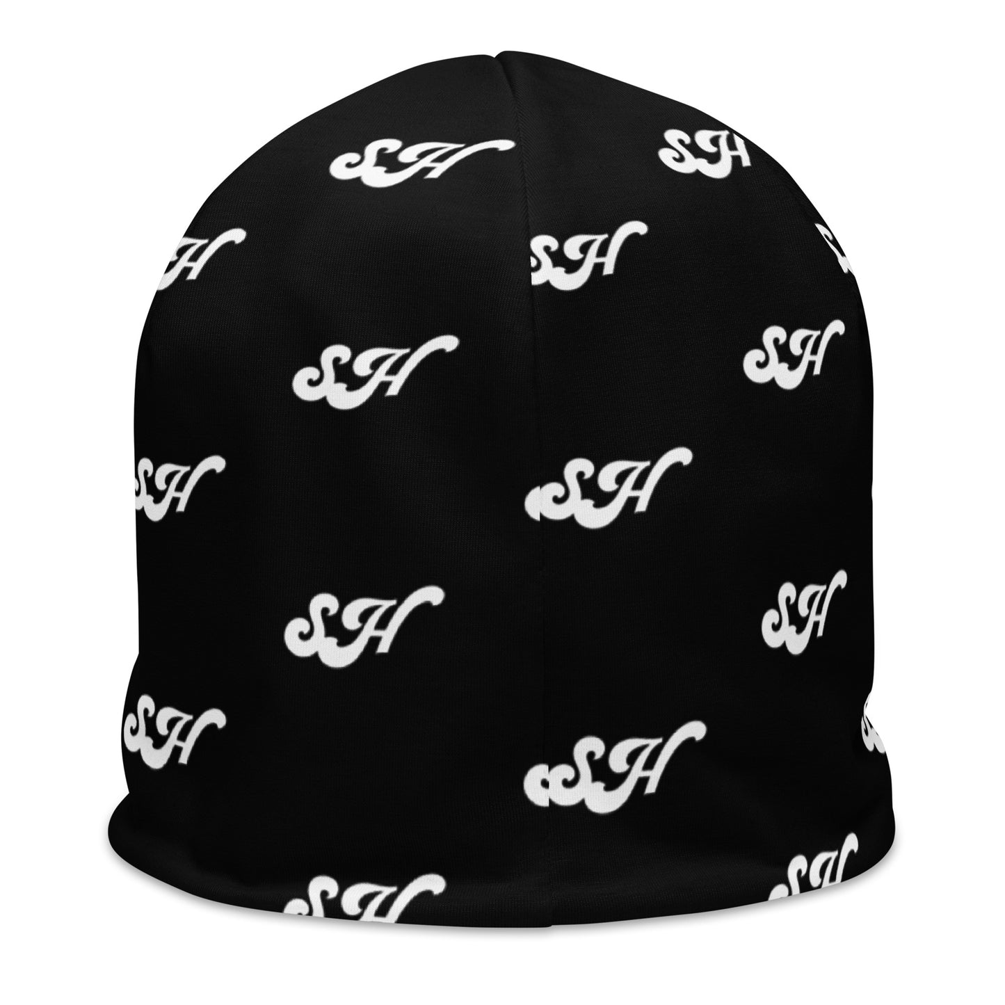 Black SH All-Over Print Beanie