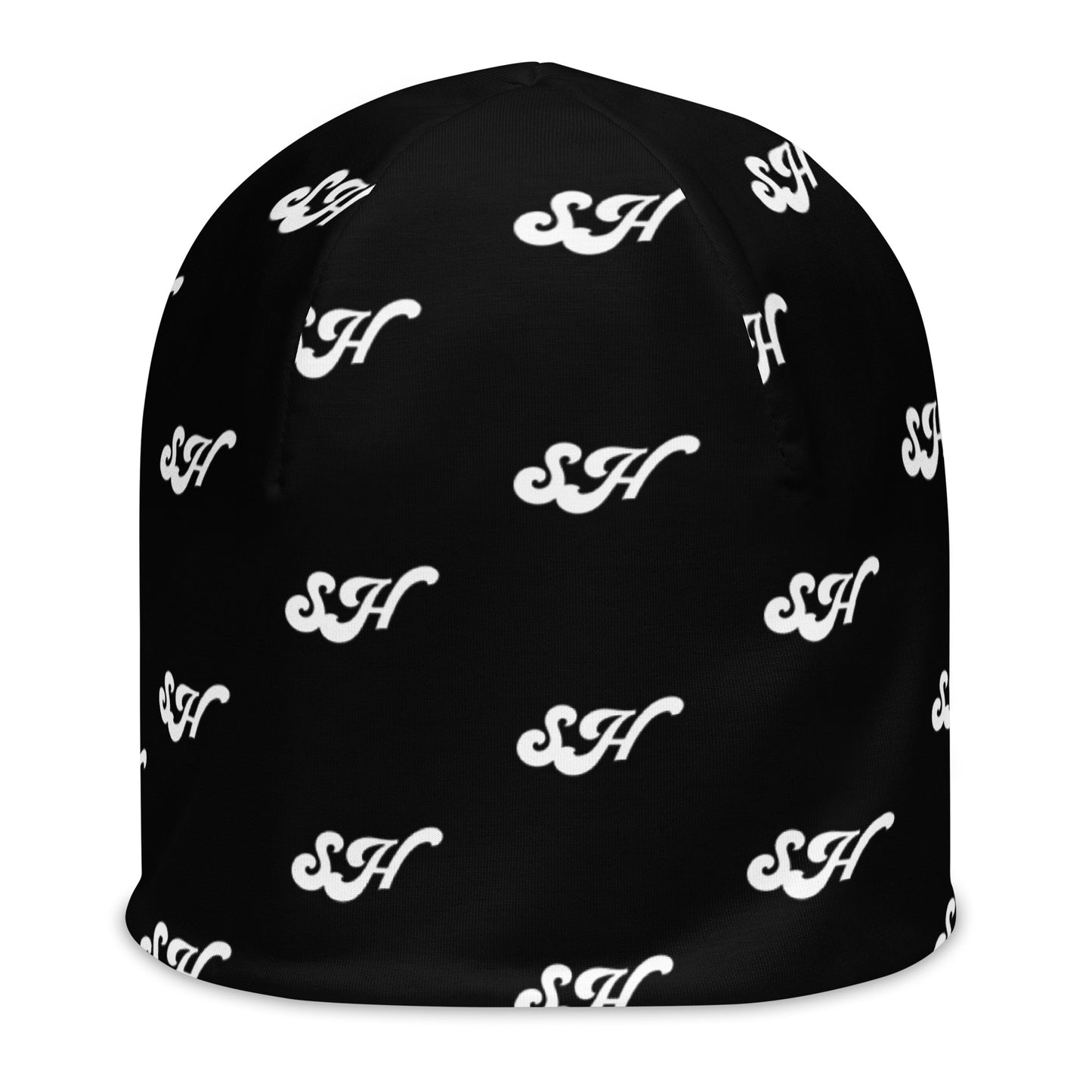 Black SH All-Over Print Beanie
