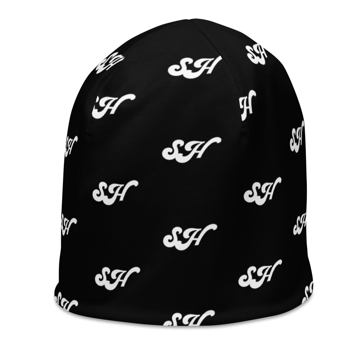 Black SH All-Over Print Beanie