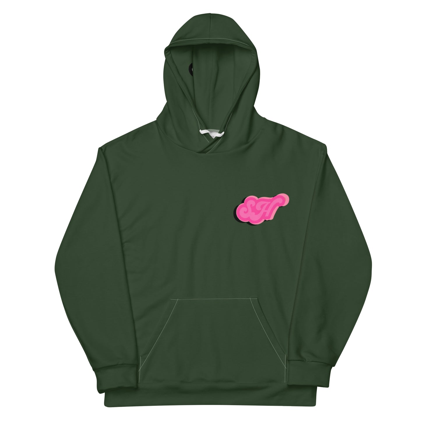 Green/PANK Unisex Hoodie