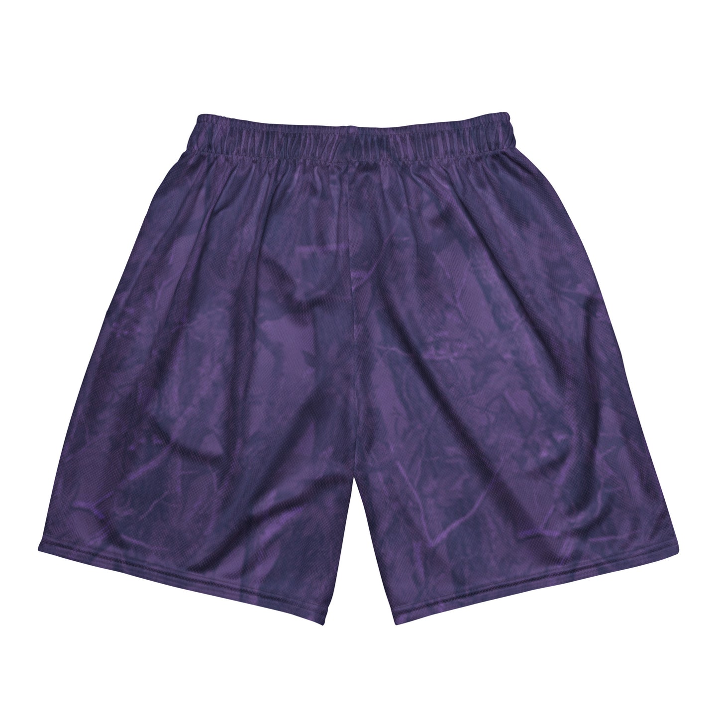 Purple mesh shorts