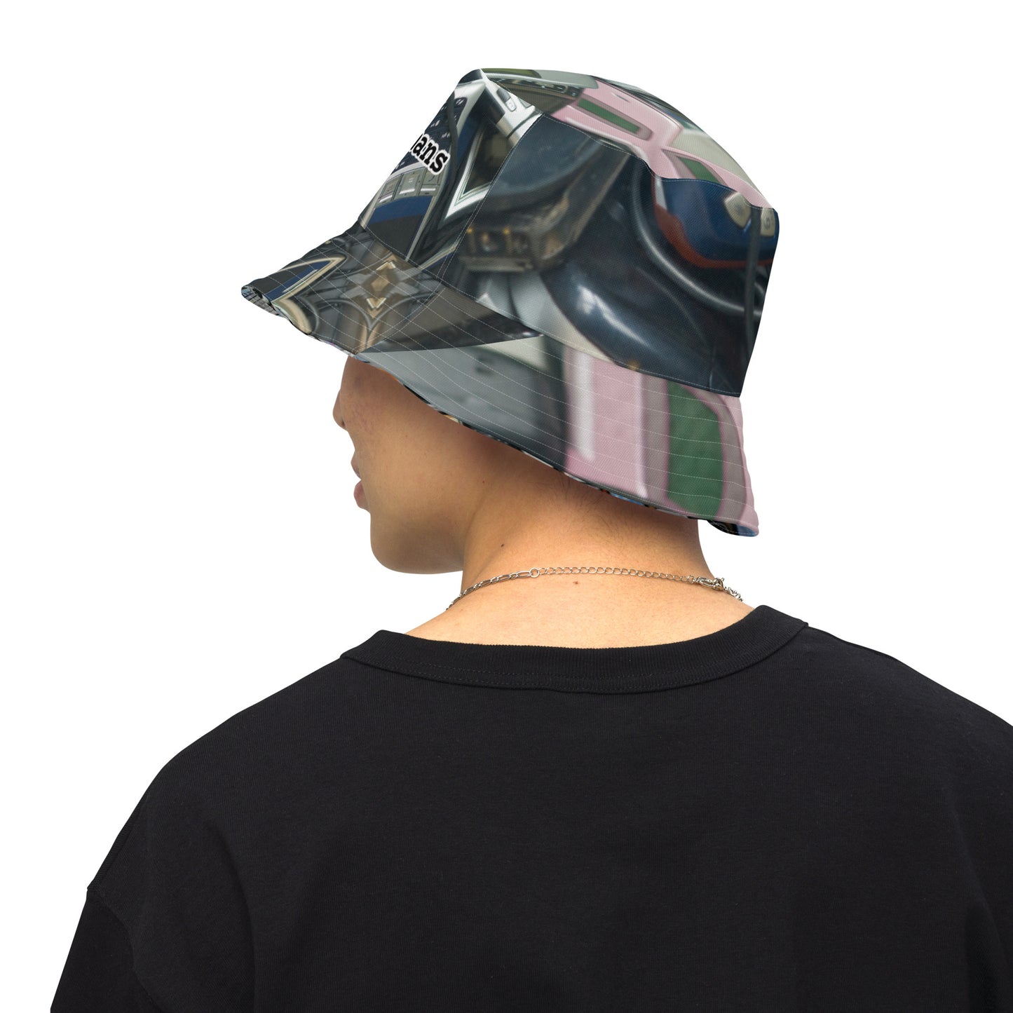 Cellular Reversible bucket hat
