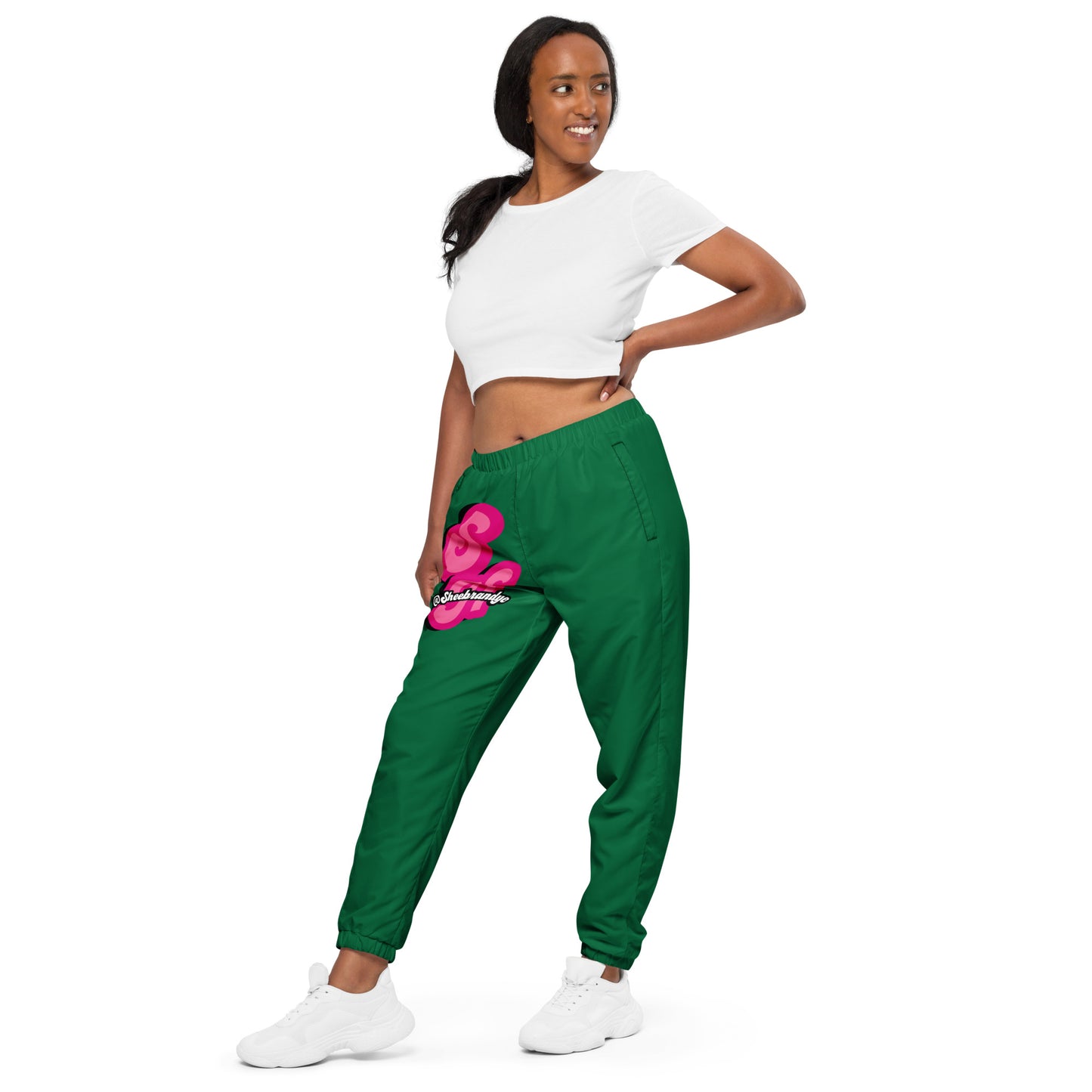 PINK/GREEN Unisex track pants