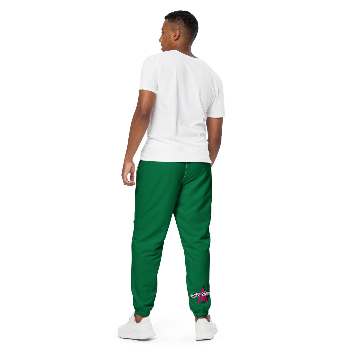 PINK/GREEN Unisex track pants