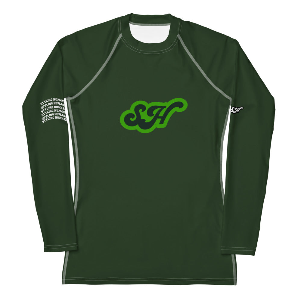 GREEN Rash Guard