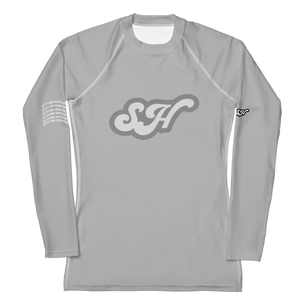 Silver Women's Rash Guard