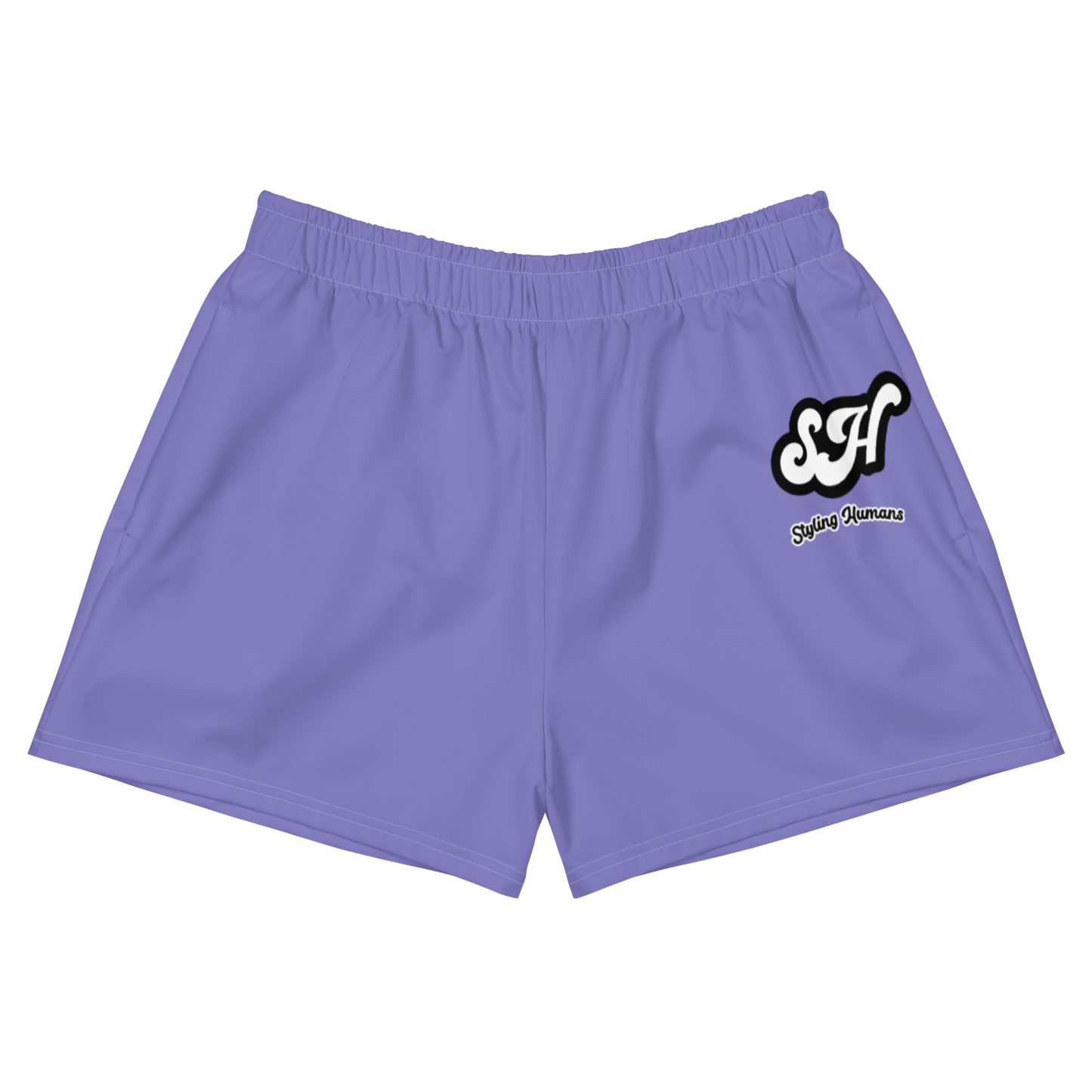 Sheè Cozy Girl Periwinkle Women’s Recycled Athletic Shorts