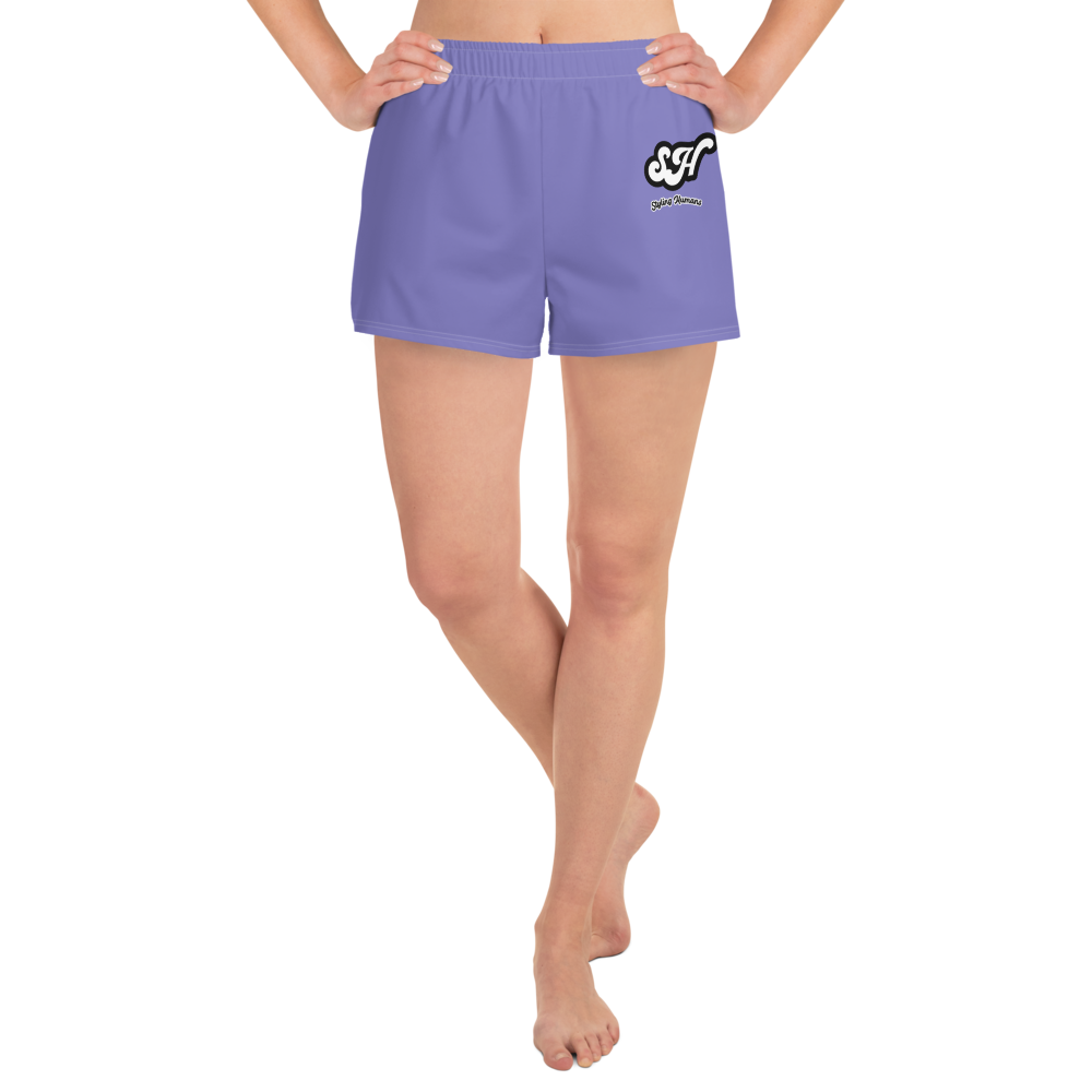 Sheè Cozy Girl Periwinkle Women’s Recycled Athletic Shorts