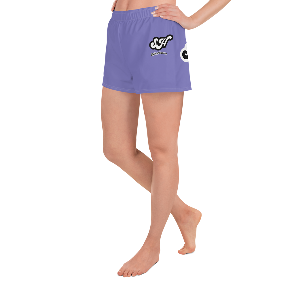 Sheè Cozy Girl Periwinkle Women’s Recycled Athletic Shorts