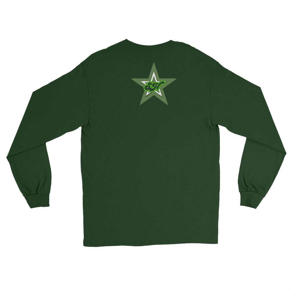 Unisex GREEN SH Basic Long Sleeve Shirt