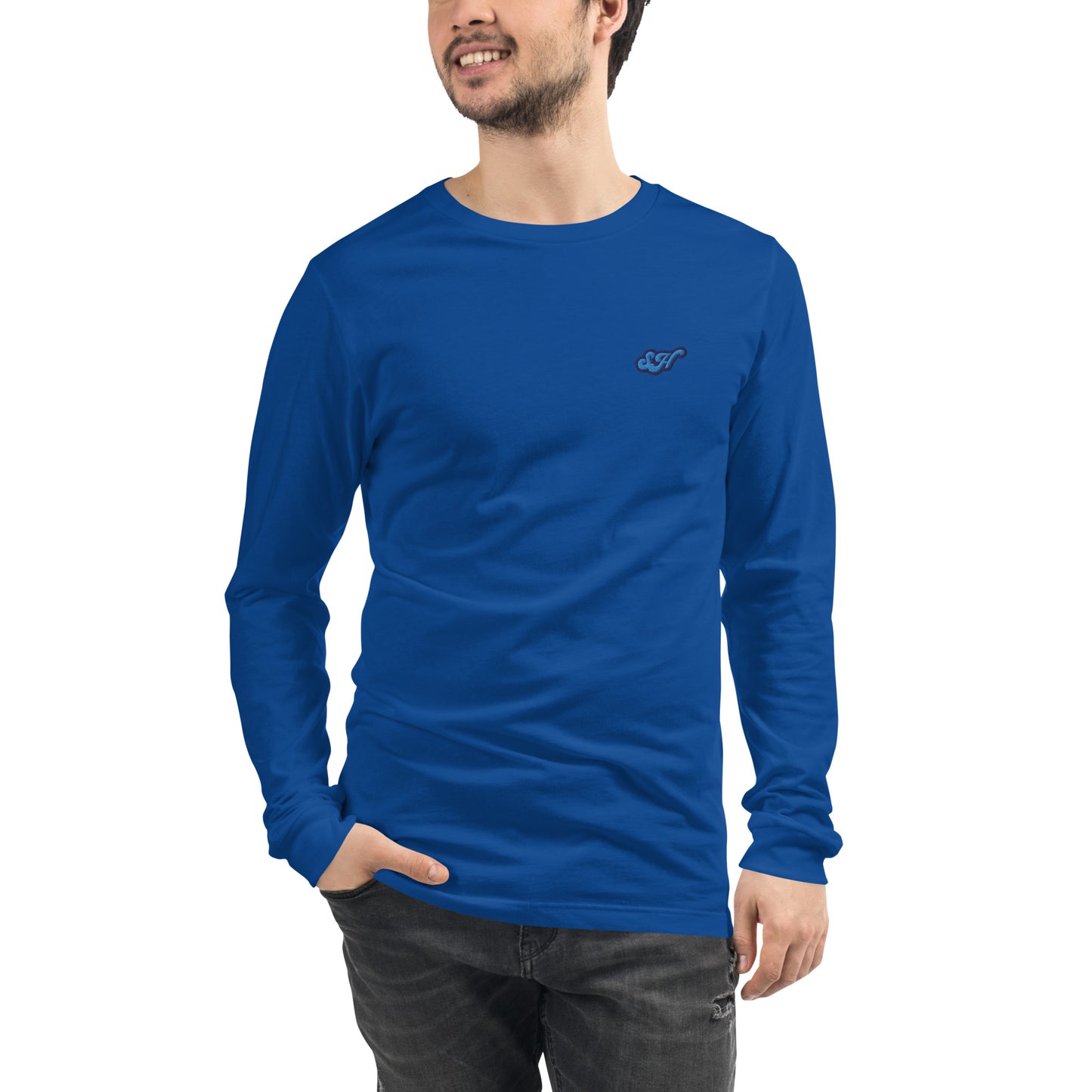 JORDY BLUE SH LOGO Unisex Long Sleeve Tee