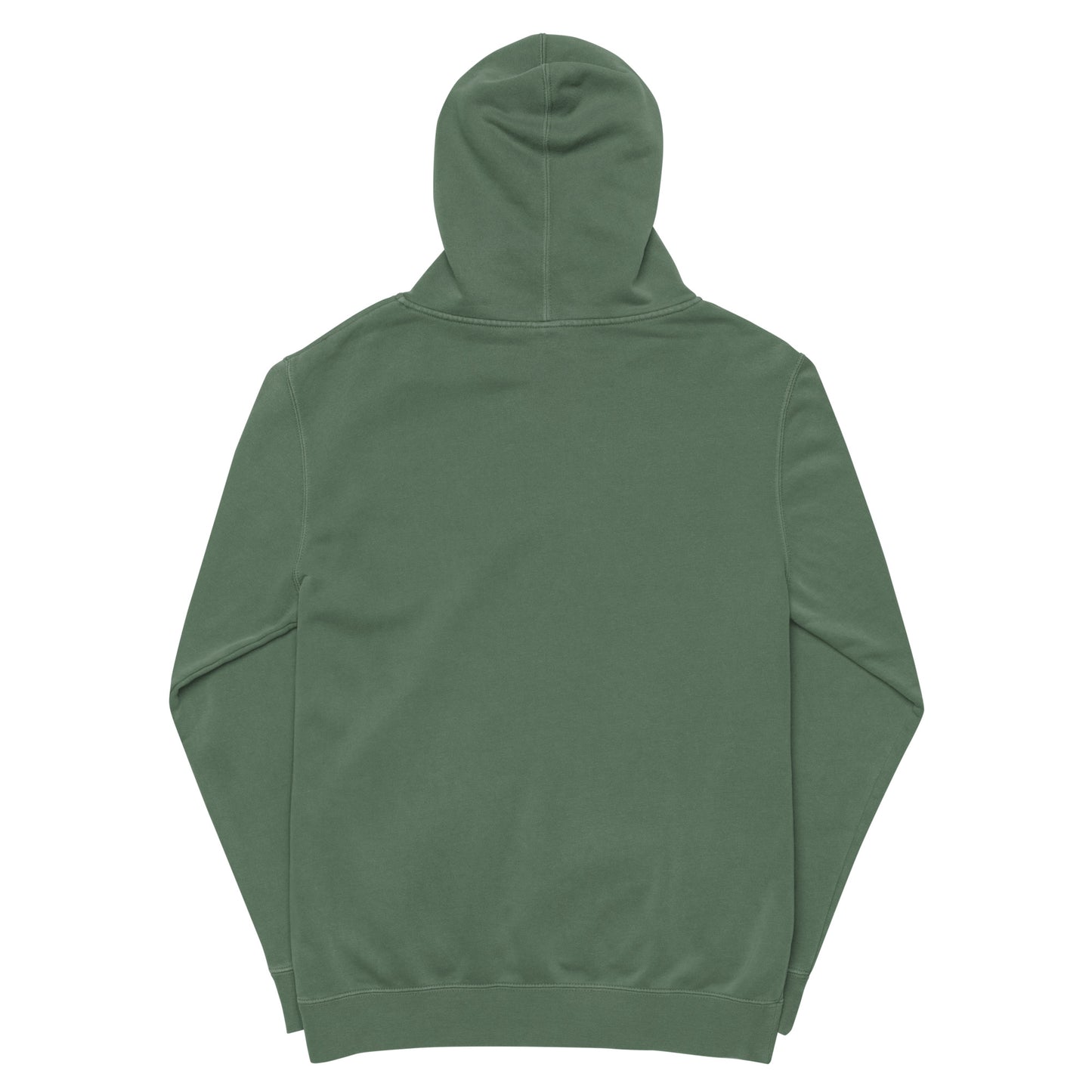 Unisex GREEN pigment-dyed hoodie