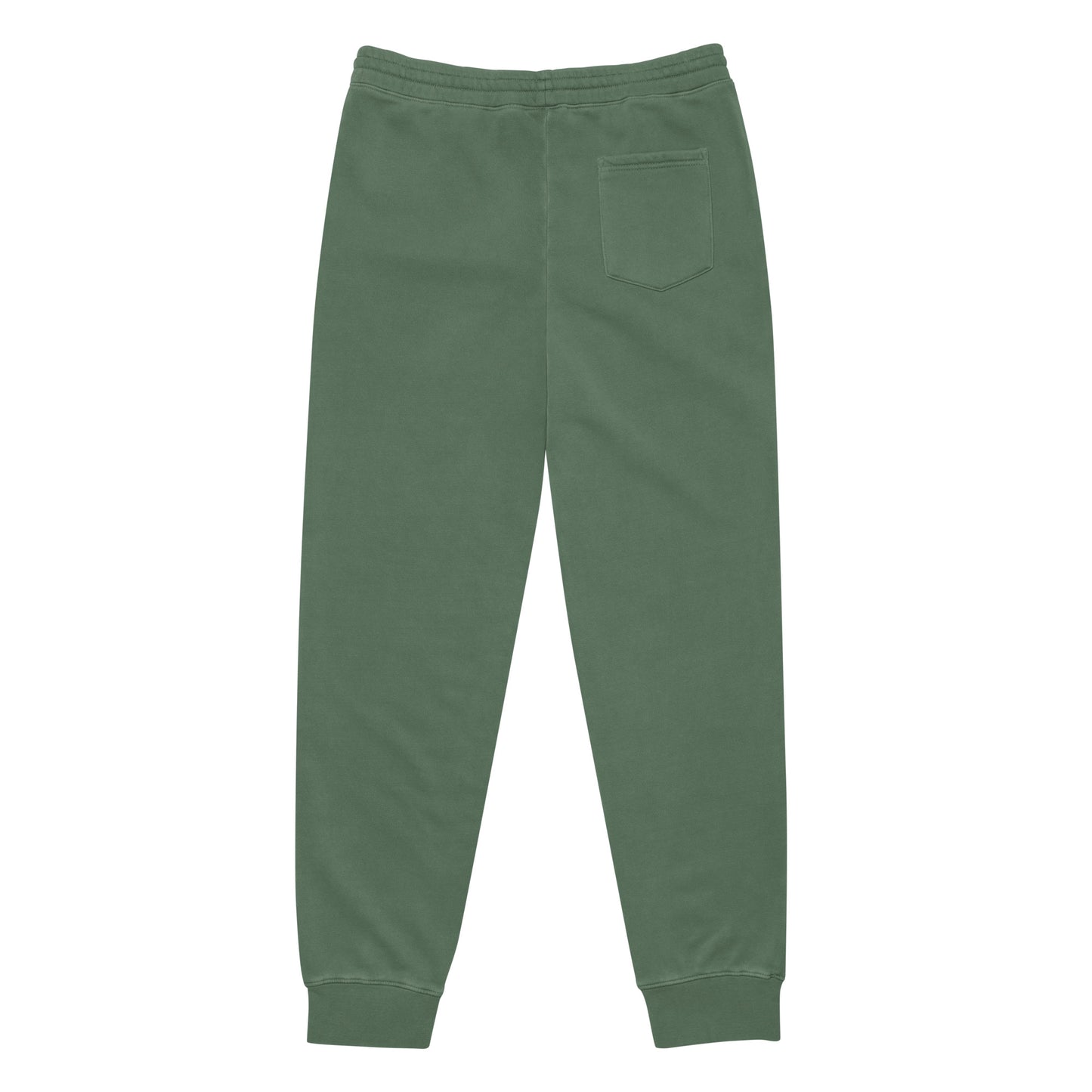 Unisex GREEN pigment-dyed sweatpants