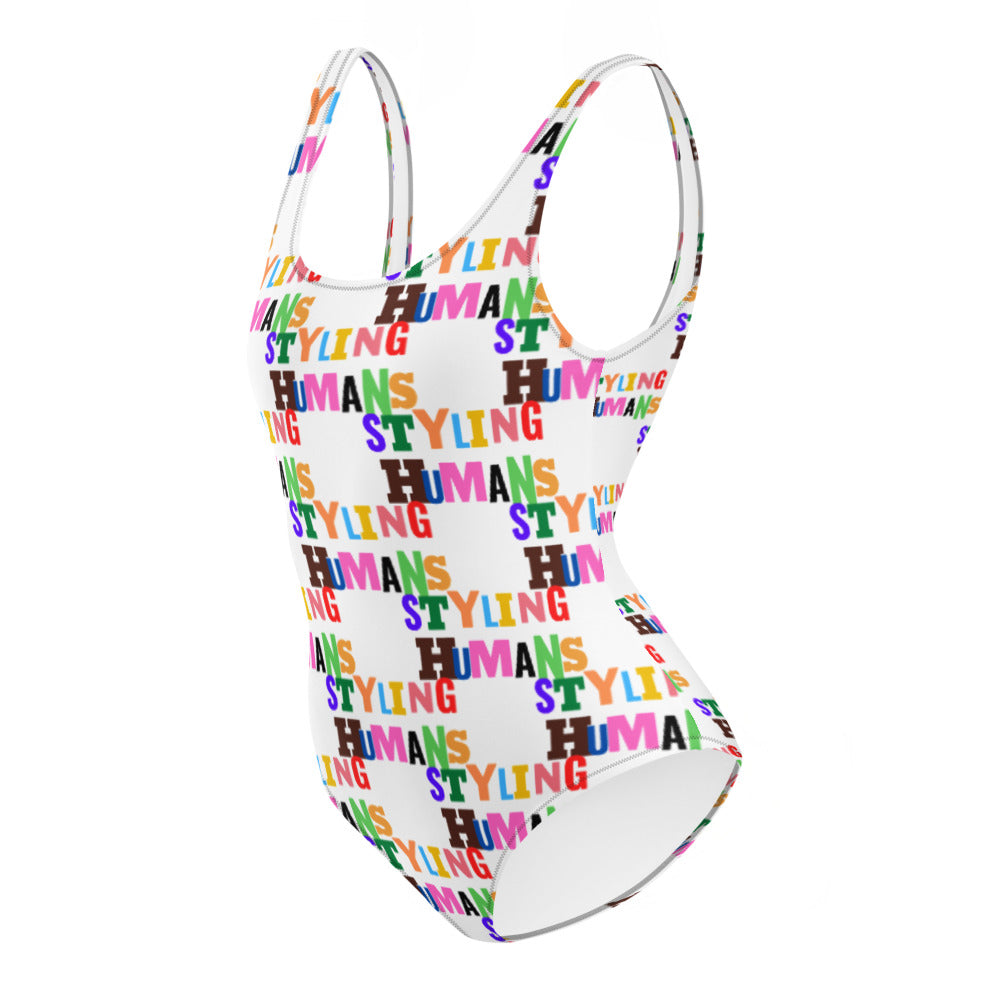 Styling Letters One-Piece Swimsuit