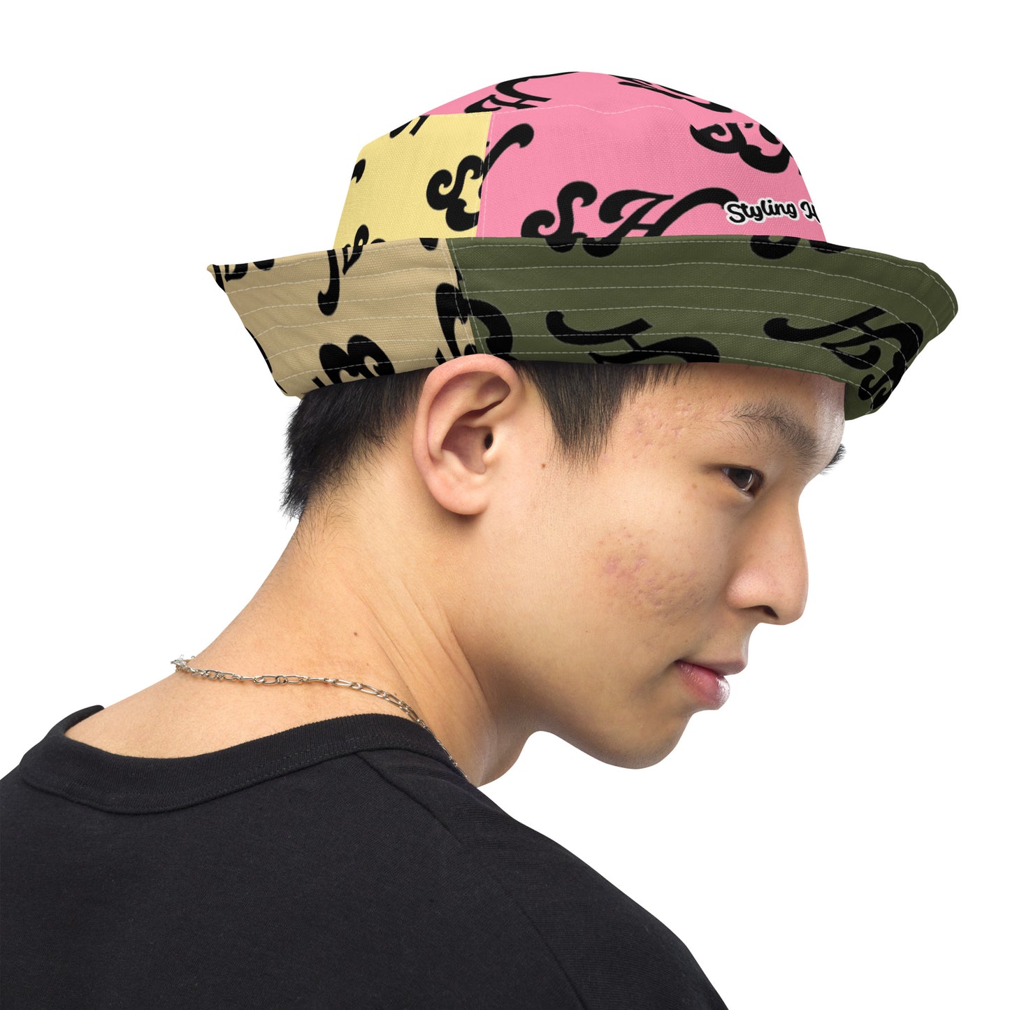 Unisex Multi color Reversible bucket hat