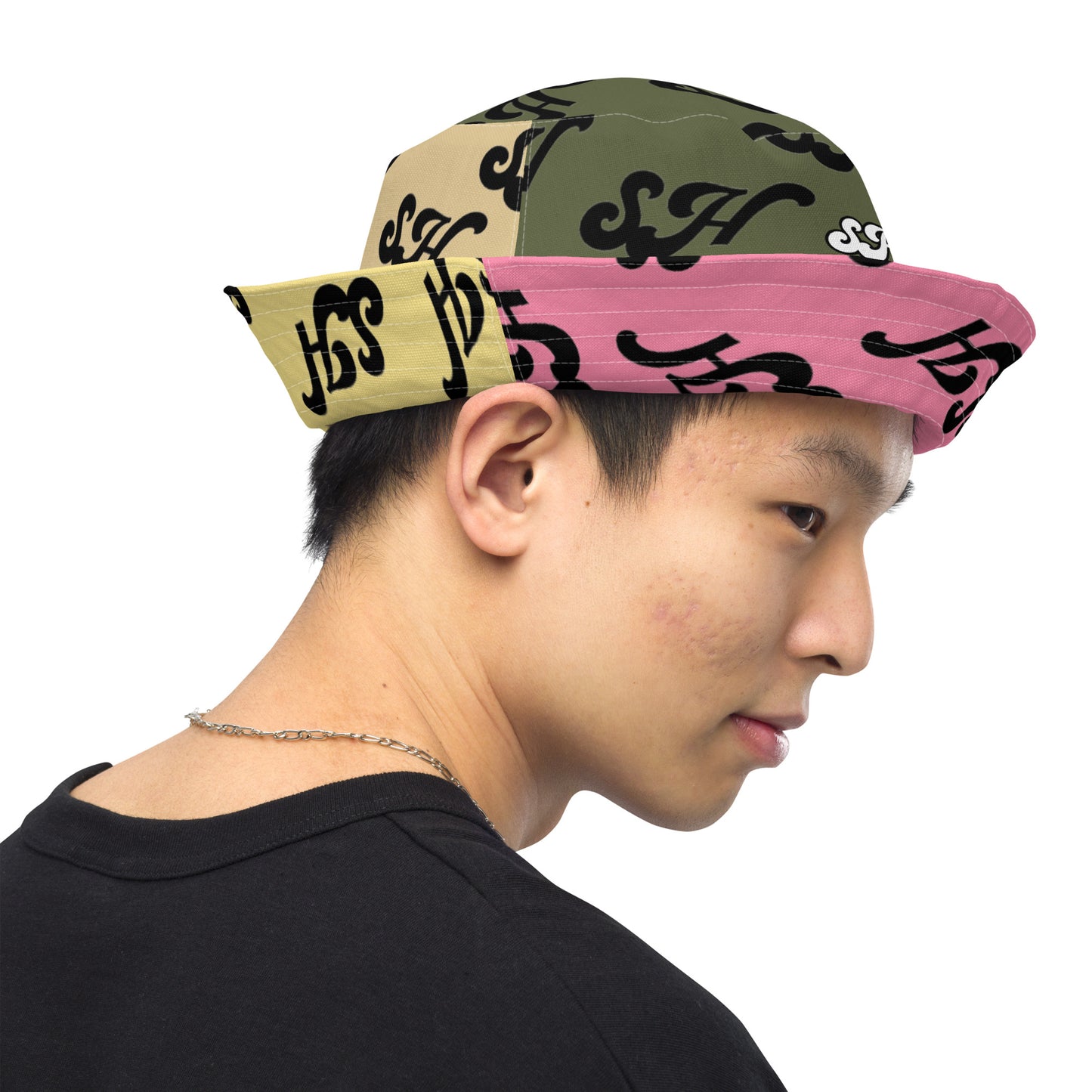 Unisex Multi color Reversible bucket hat