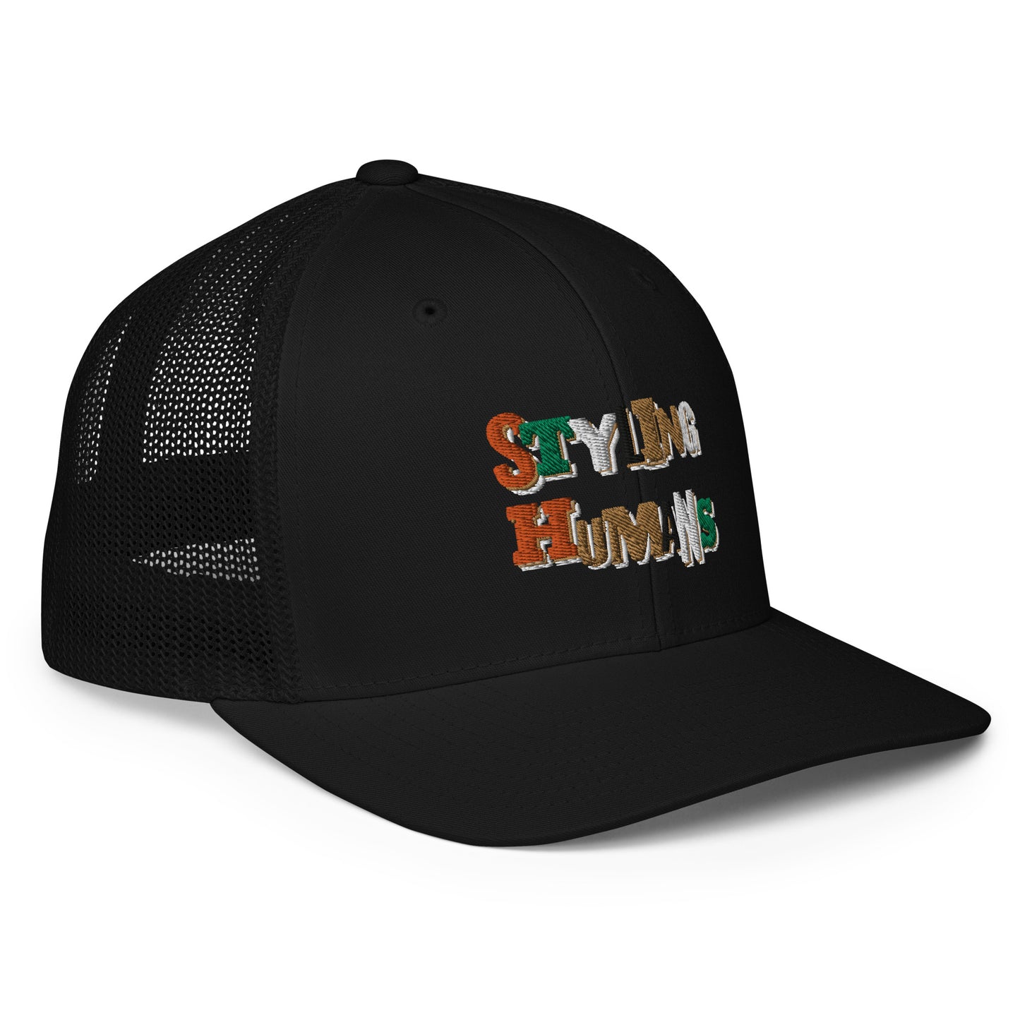 Closed-back trucker cap
