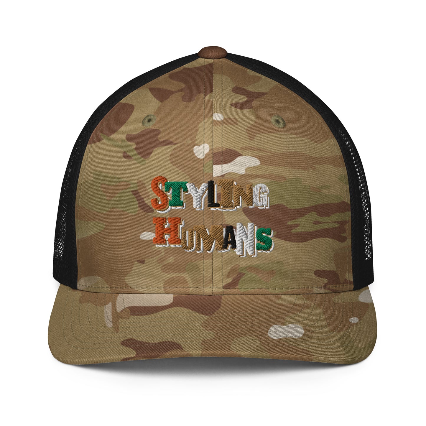 Closed-back trucker cap