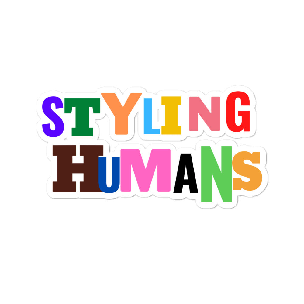 Styling Humans Bubble-free stickers