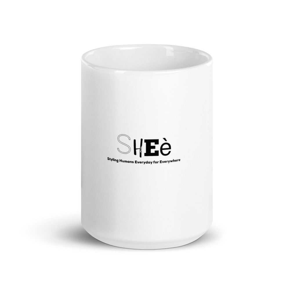 Sheè White glossy mug