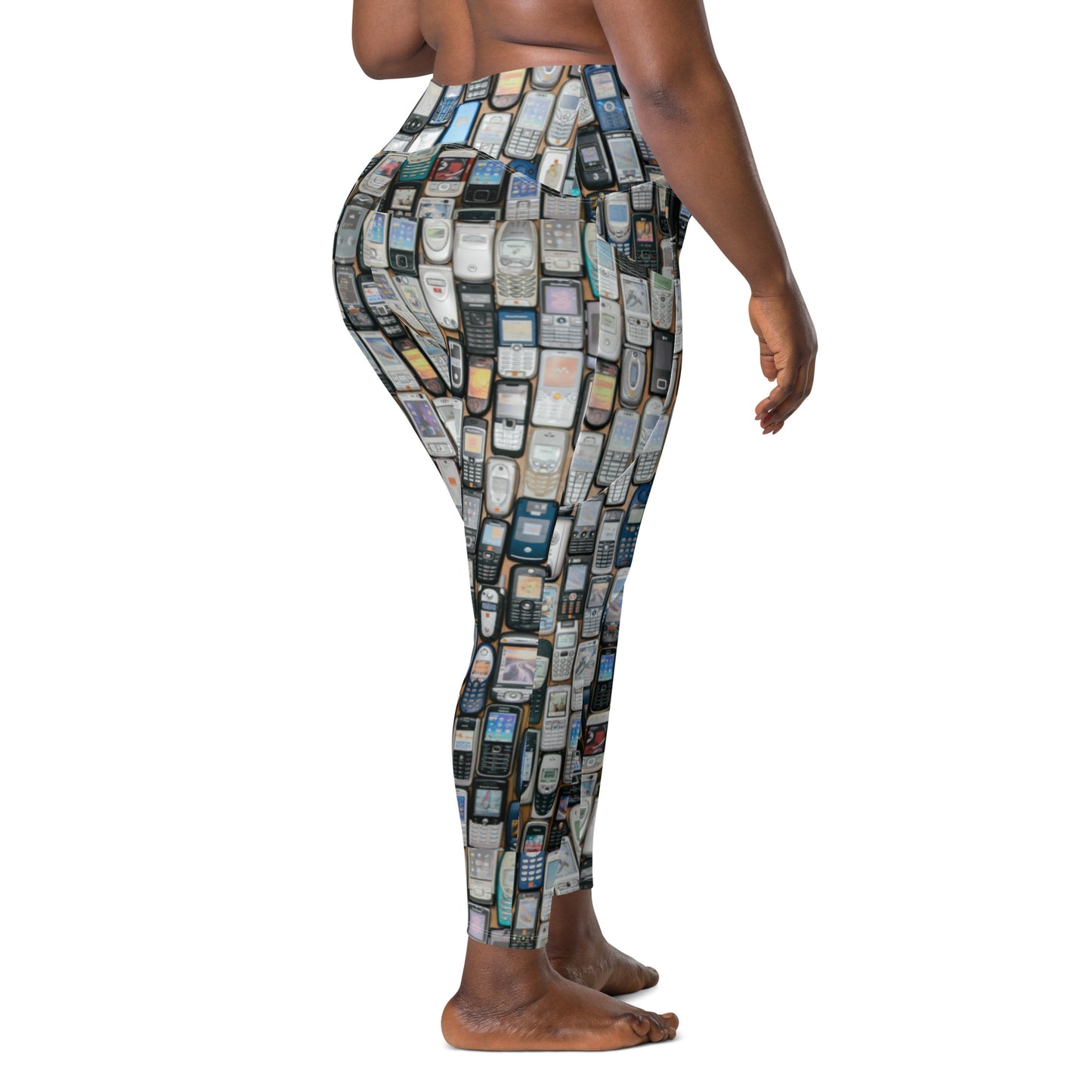 Celly Crossover leggings with pockets