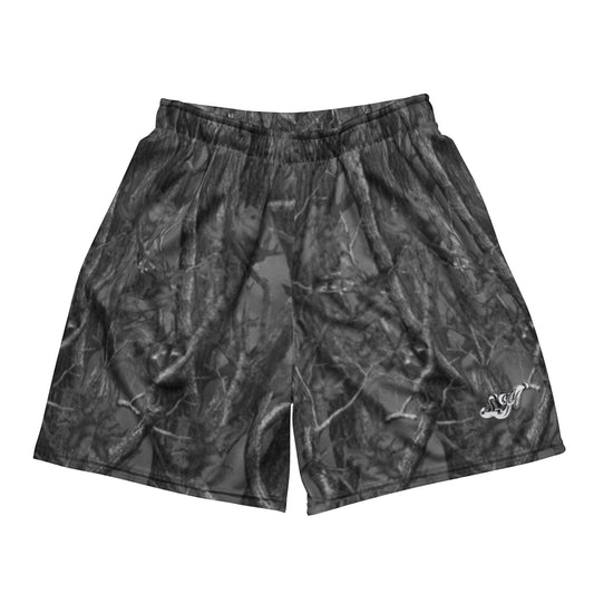 Dark Gray Unisex mesh shorts