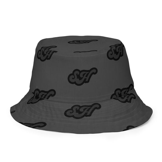 Silver Reversible bucket hat