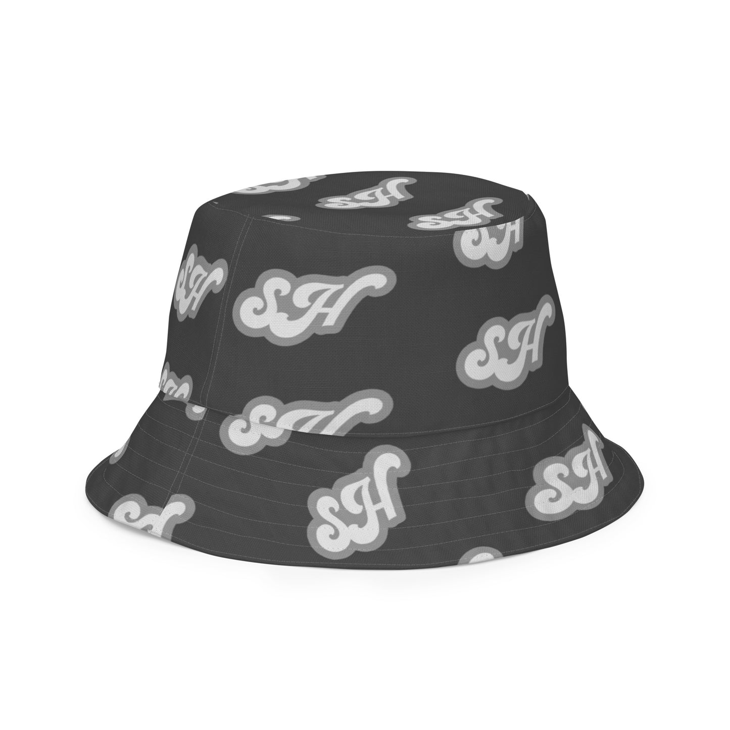 Silver Reversible bucket hat