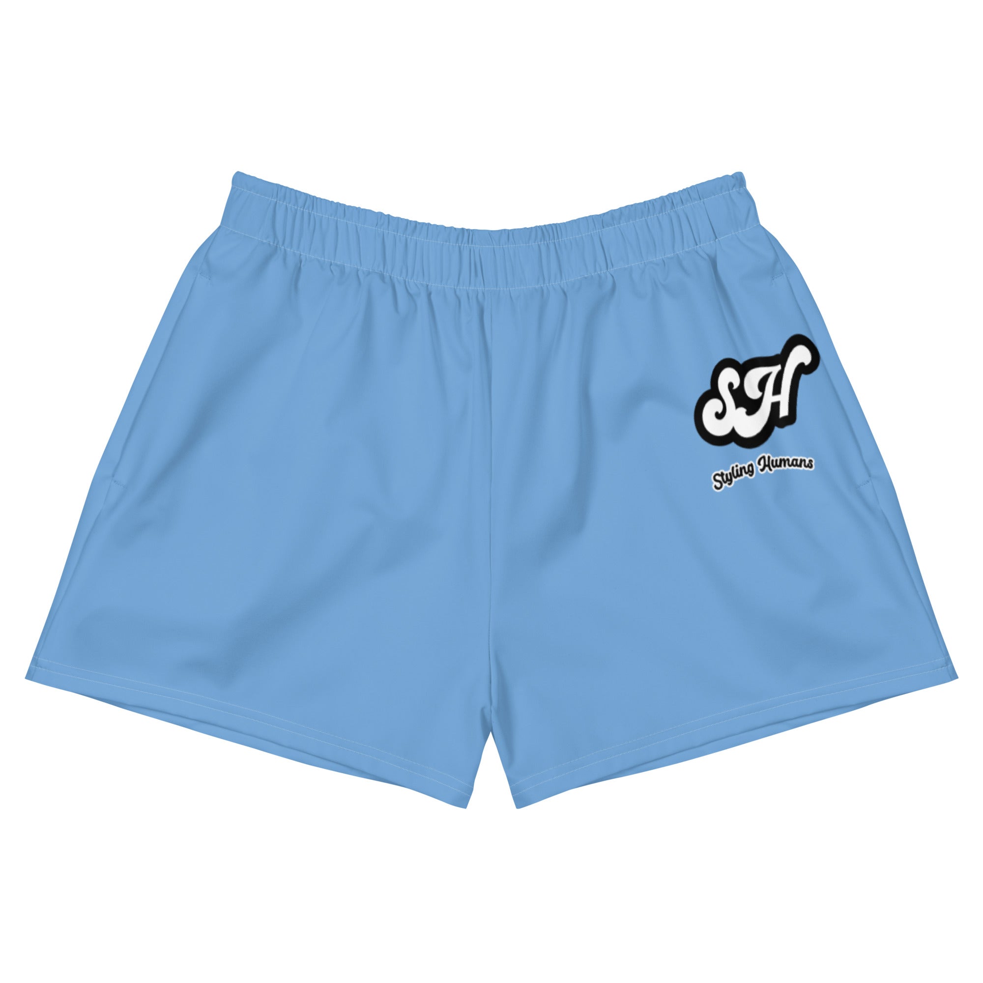 Girls blue cheap athletic shorts