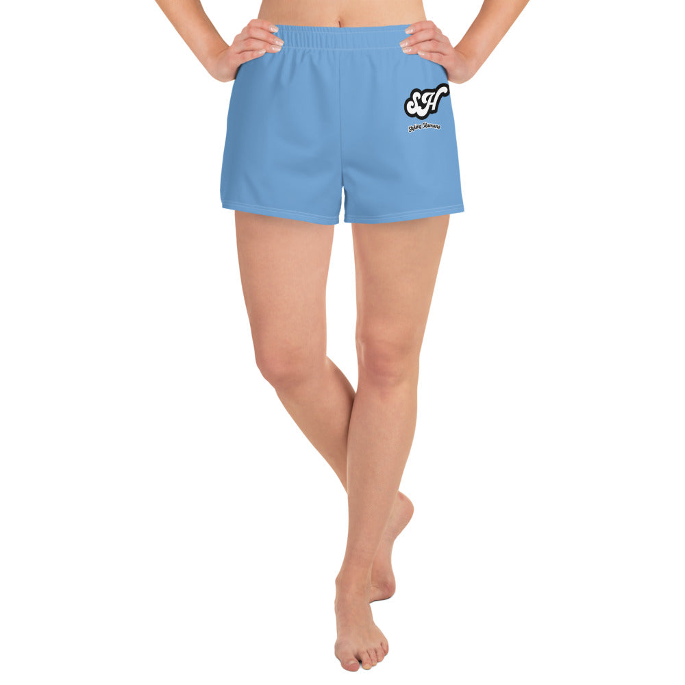 Sheè Cozy Girl Baby Blue Women’s Recycled Athletic Shorts