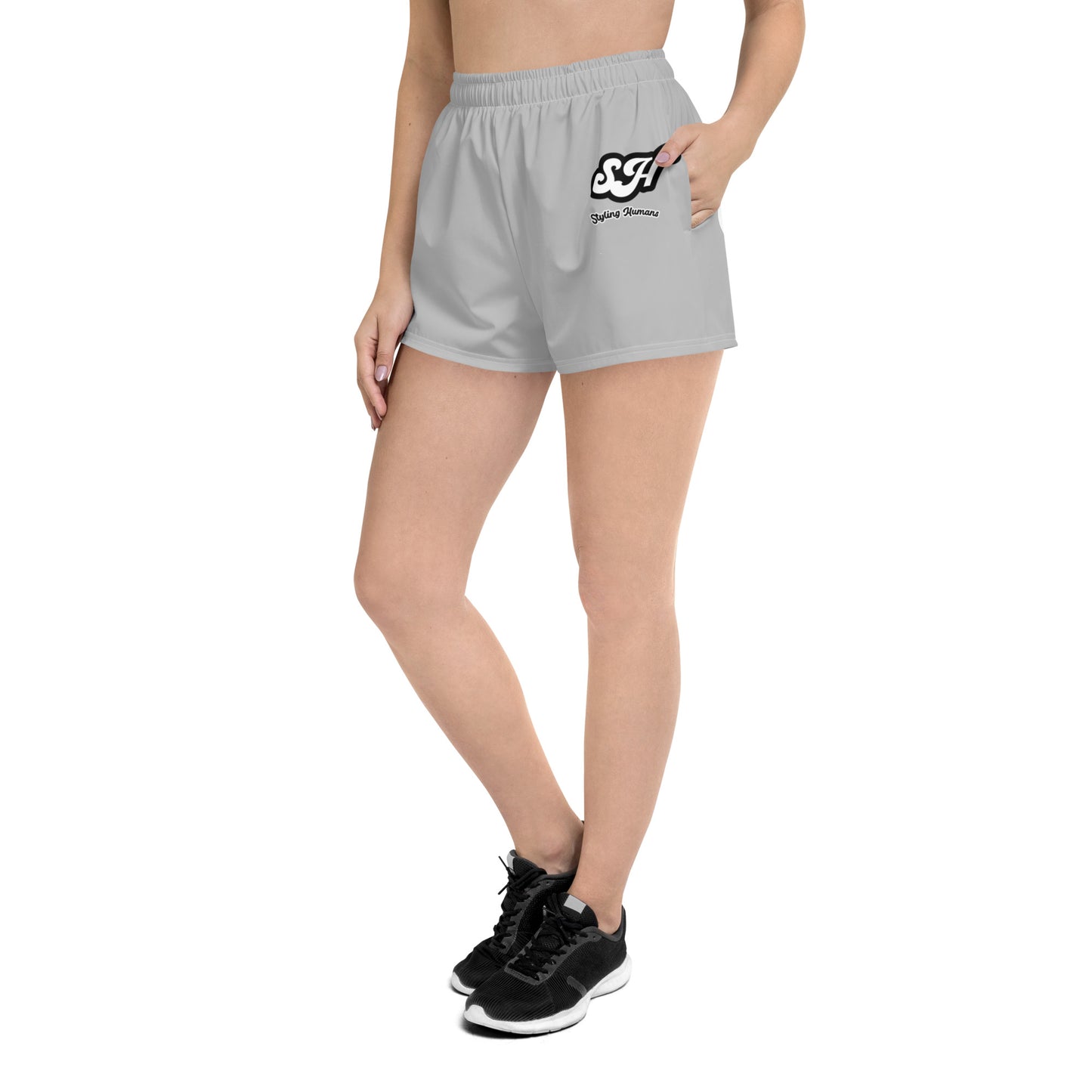 Sheè Cozy Girl Women’s Silver Recycled Athletic Shorts