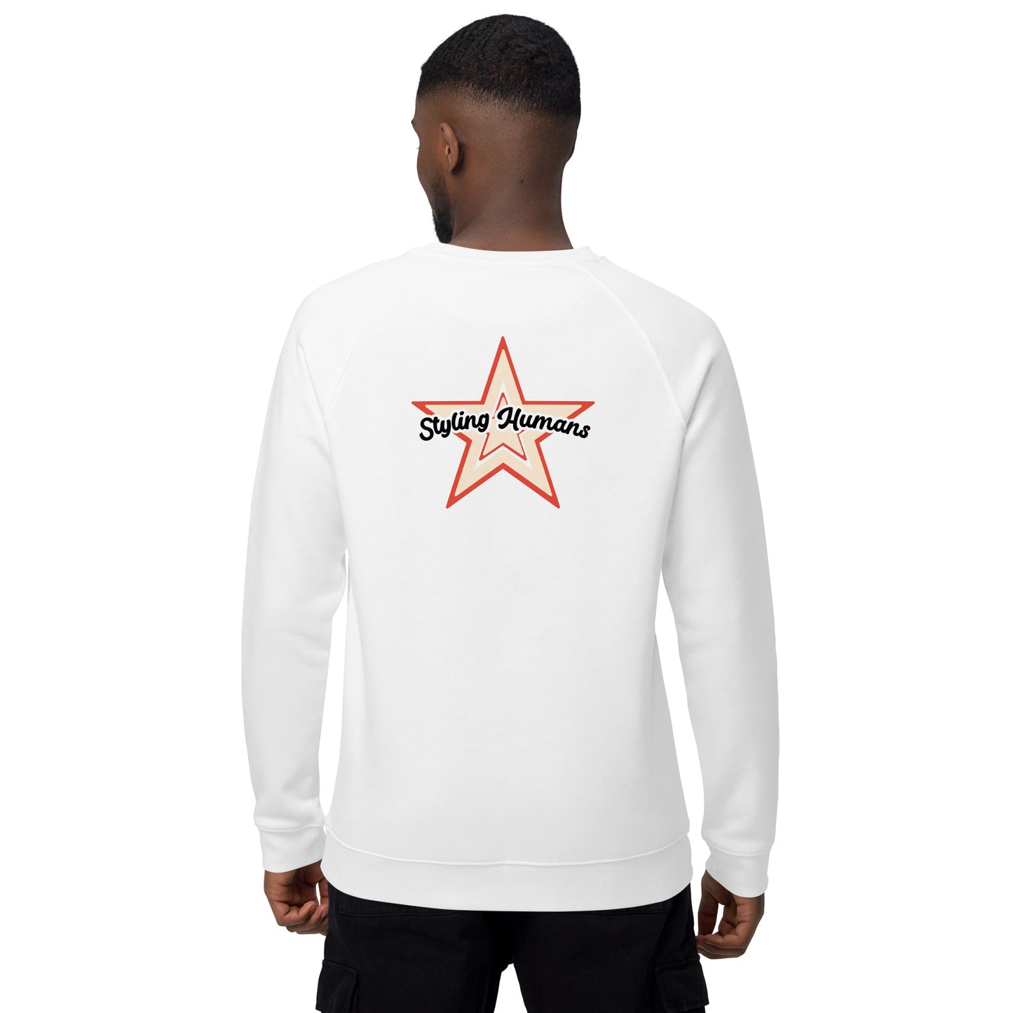 Orange SH Unisex organic raglan sweatshirt