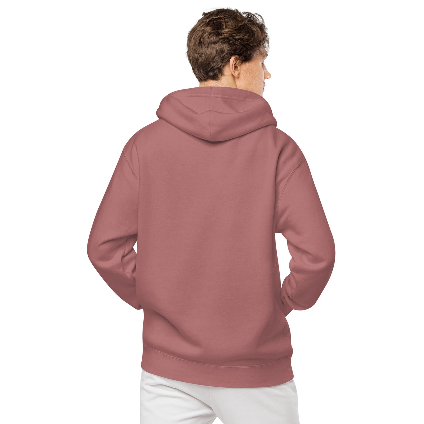 Salmon Unisex pigment-dyed hoodie