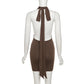 Mocha Mini Dress
