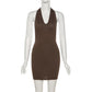 Mocha Mini Dress