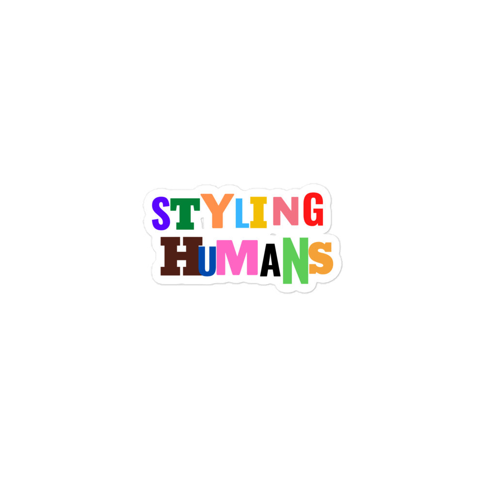 Styling Humans Bubble-free stickers