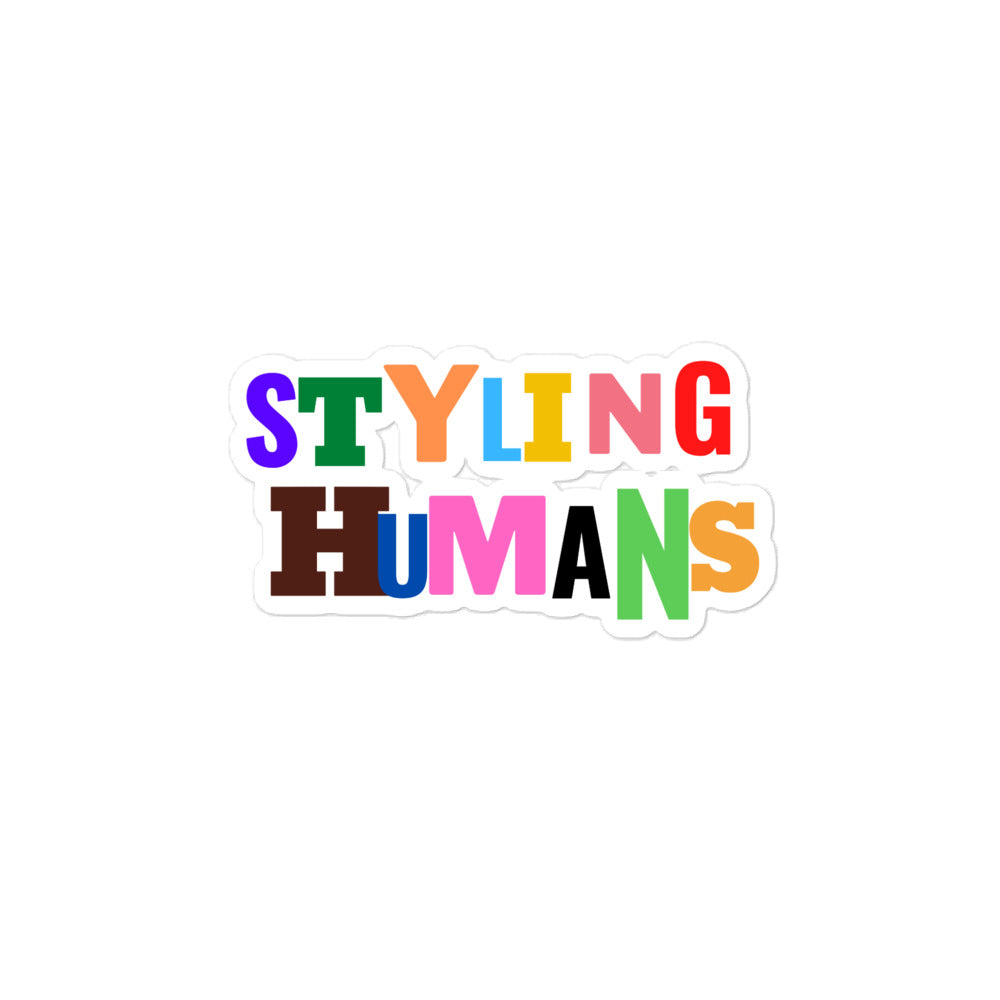 Styling Humans Bubble-free stickers